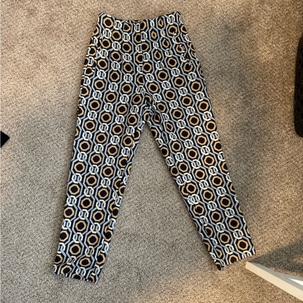 Zara Geometric Patterned Pants